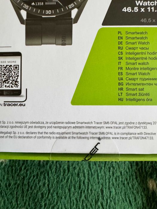 Smartwatch Tracer SM6 OPAL -NOWY-Polecam!