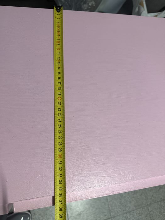 Sapateirw em madeira wengue pontada a lilas