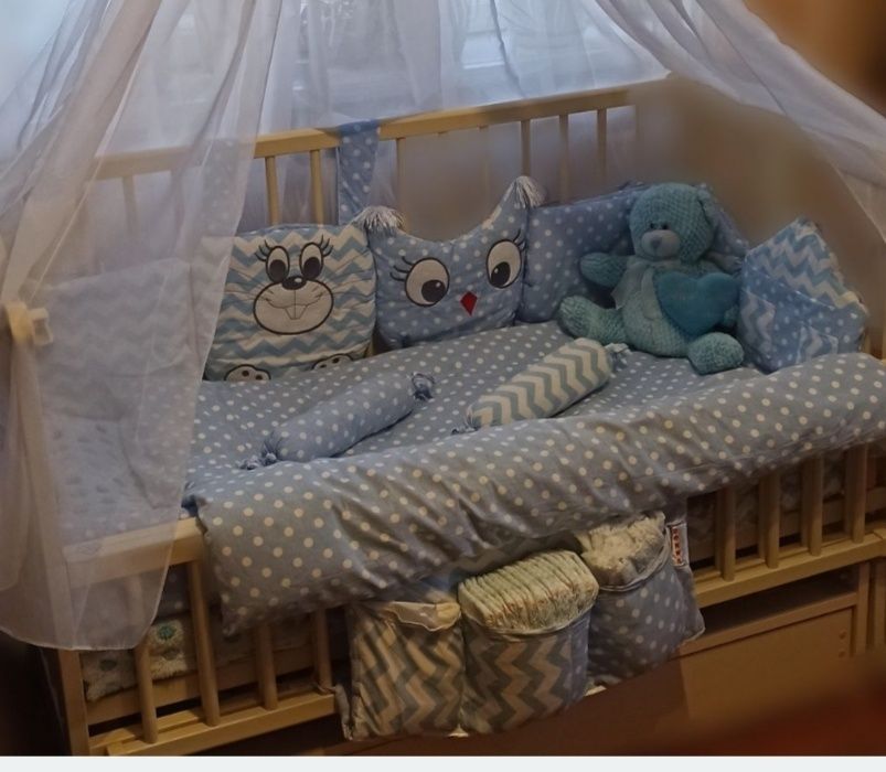 Ніжний набір в дитяче ліжечко