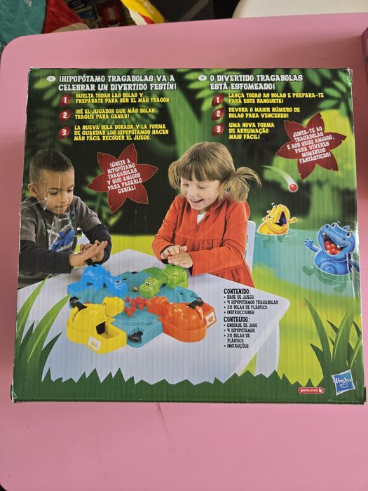 Jogo tragabolas hasbro criança