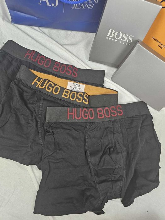 Bielizna męska 3pak bokserki Hugo Boss kolory premium M-XXL