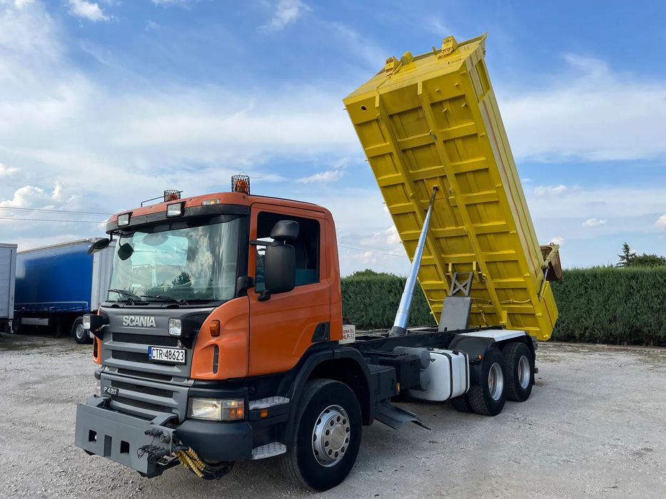 Scania  Scania R420 WYWROTKA 6x4* Pojazd specjalny do zimowego utrzymania dróg