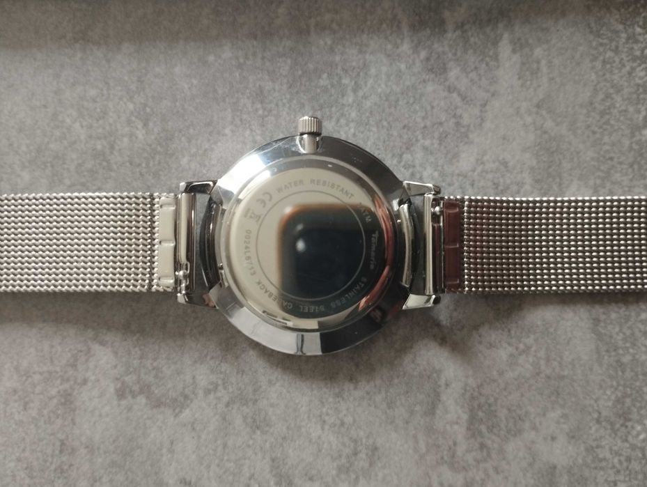 Tamaris Kobiety Zegarek, Srebrny/Biały, 36 mm