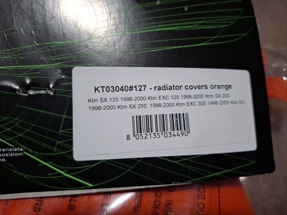 ktm 125 sx exc plásticos