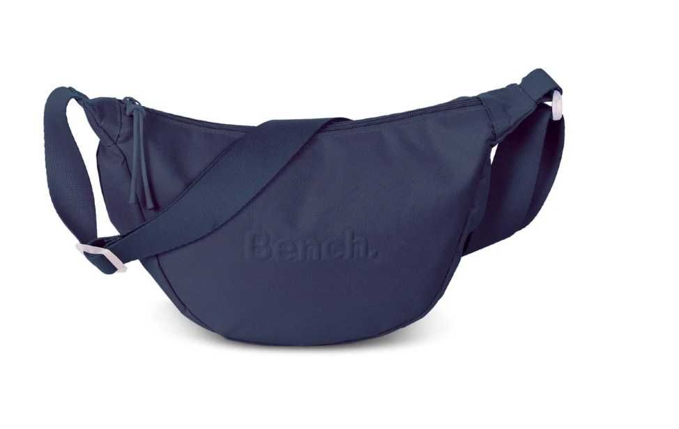 BENCH Granatowa Torba Na Ramię Moon Bag Crossbody 34 Cm – Lekka Sportowa Miejska