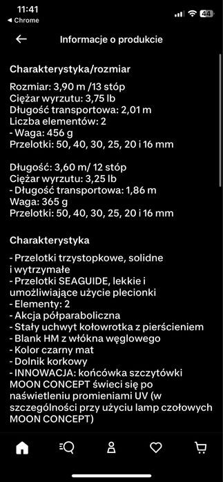 Wędka karpiowa Caperlan XTREM 900 3.75 lb 13ft 390cm