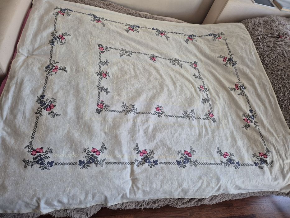 Скатертина радянська льон Нова!