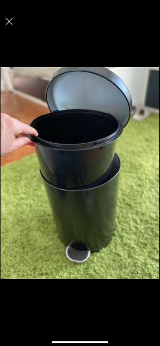 Caixote do lixo como novo