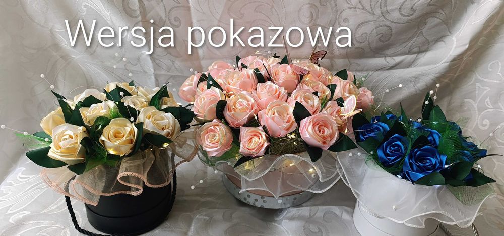 Flower Box – Wieczne Róże z Satyny