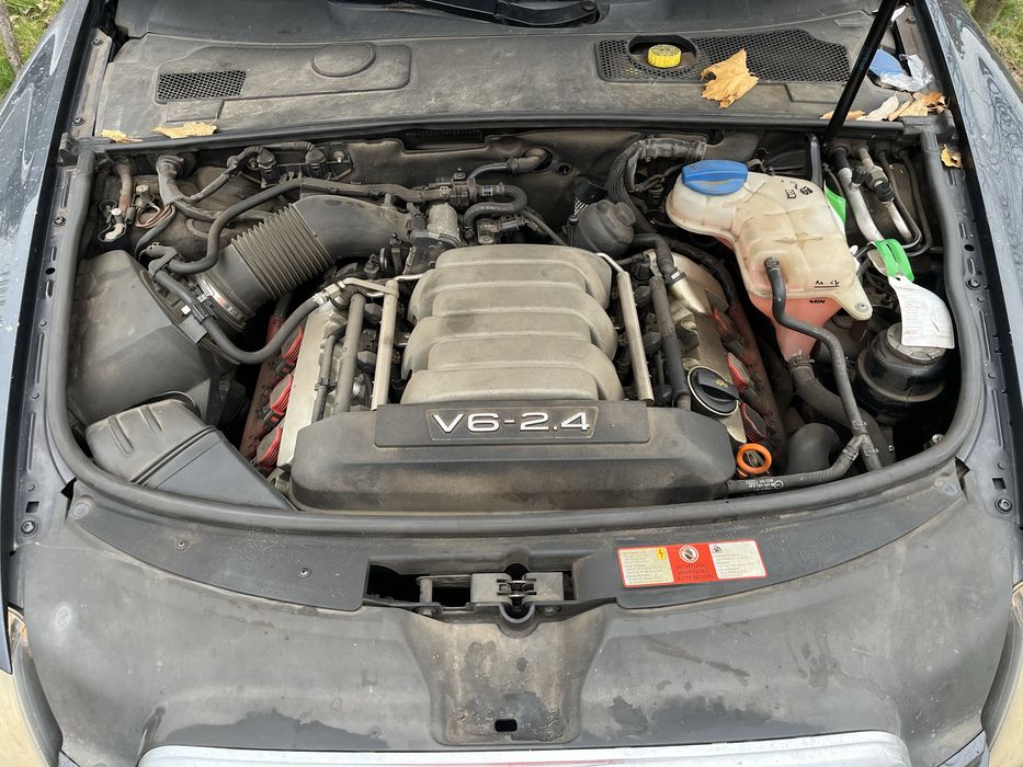 SILNIK motor 2.4 V6 BDW 177KM AUDI A6 C6 w aucie do odpalenia CZĘŚCI