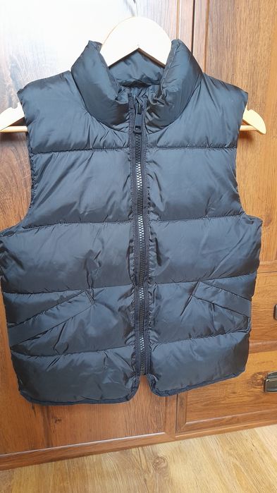 Bezrękawnik kamizelka 134/140 chłopięca  h&m czarna