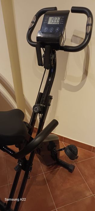 Bicicleta Magnética BIGZZIA Dobrável X-Bike 3 Em 1 Ajustável