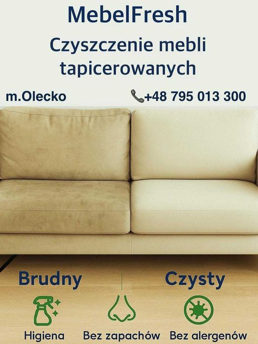 Сzyszczenie mebli tapicerowanych