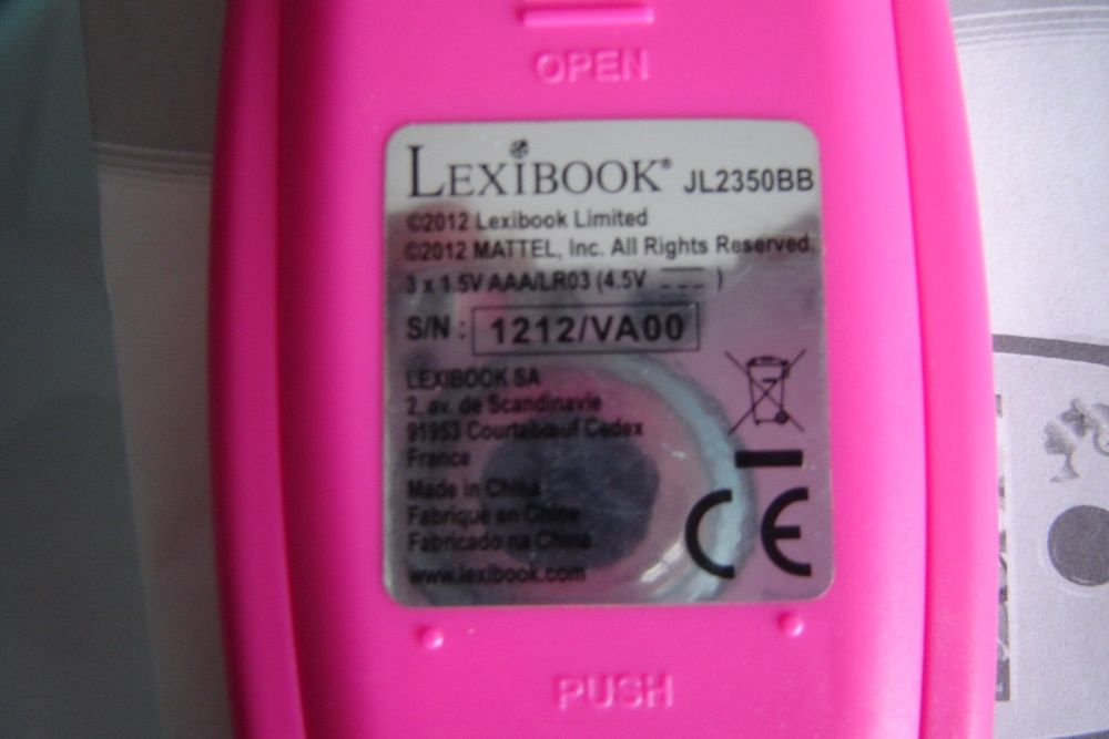 Jogo electronico Lexibook Barbie com 120 jogos
