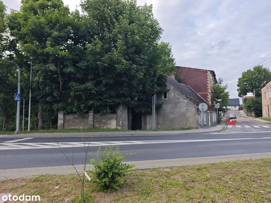 Okazja! BEZPOŚREDNIO działka 8,6 ara. Dom do rozbiórki przy drodze 22