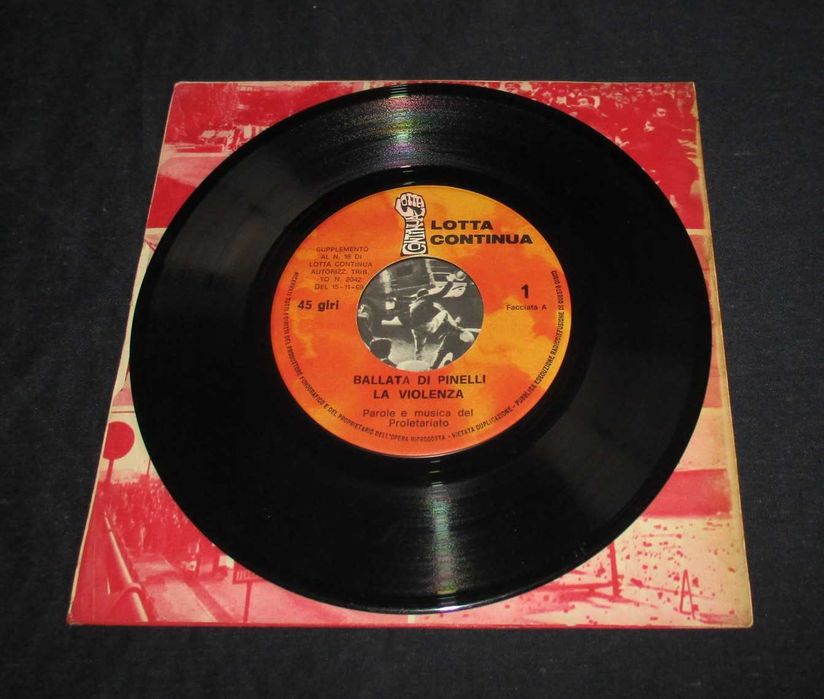 Disco Single Vinil Pino Masi Ballata Di Pinelli