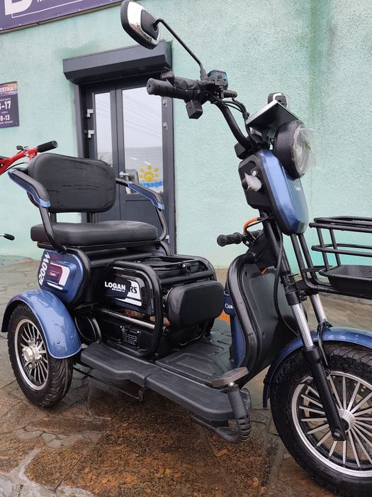Електричний трицикл Corso Logan ! хіт продажів!Доставка!