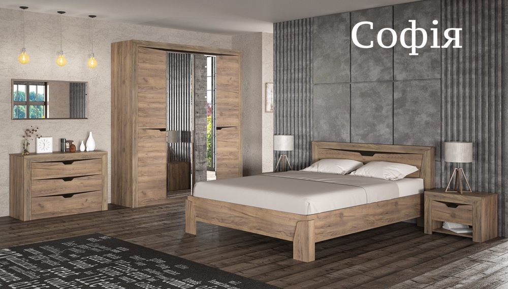 Спальні гарнітури,ліжко,шафа,комод,Туалетка,пуфик