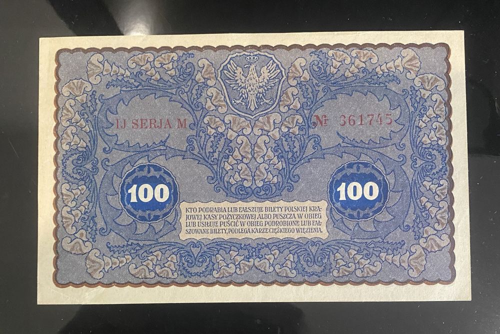 Nota de Polonia 100 marek