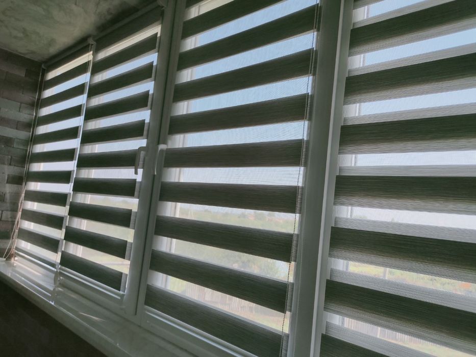 Ролети День - ніч / однотонні / рулонні штори / роллети / жалюзі