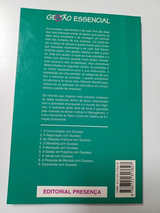 Malcolm Secrett - Orçamentar com sucesso