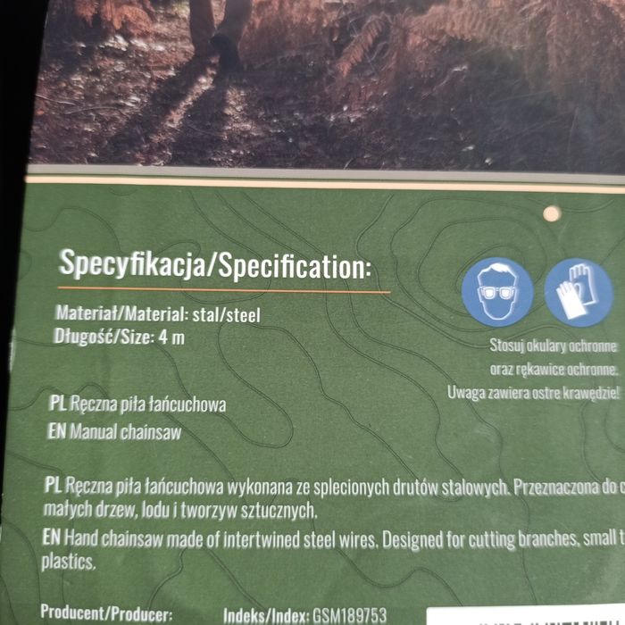 Ręczna piła łańcuchowa Wild Trek