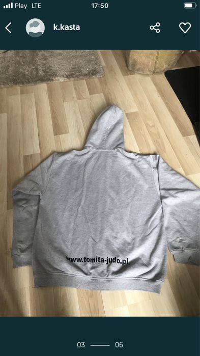 Bluza sportowa z logo kubu Judo Tomita r. L/XL