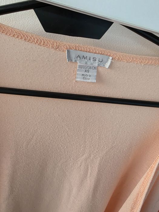 Łososiowa narzutka podwijane rękawy r.XS Amisu