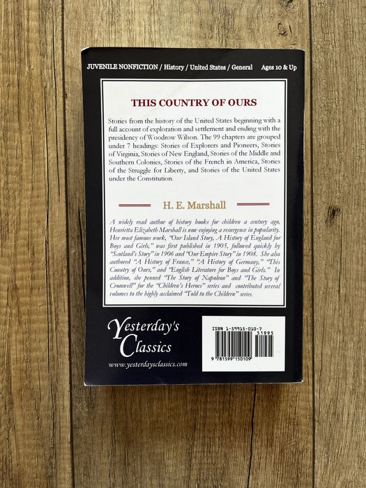 H. E. Marshall This Country of Ours (Yesterday's Classics)