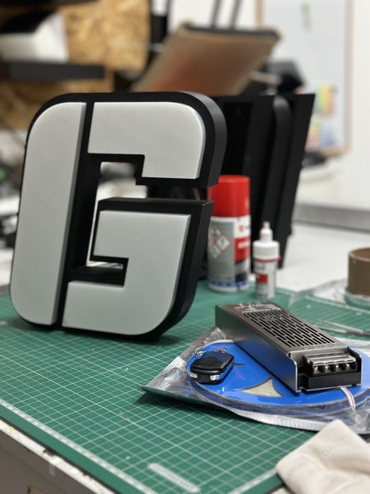 Nomes Letras 3D e Led