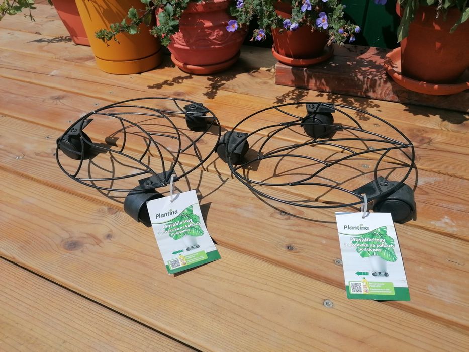 Podstawa na kółkach pod donice  25cm