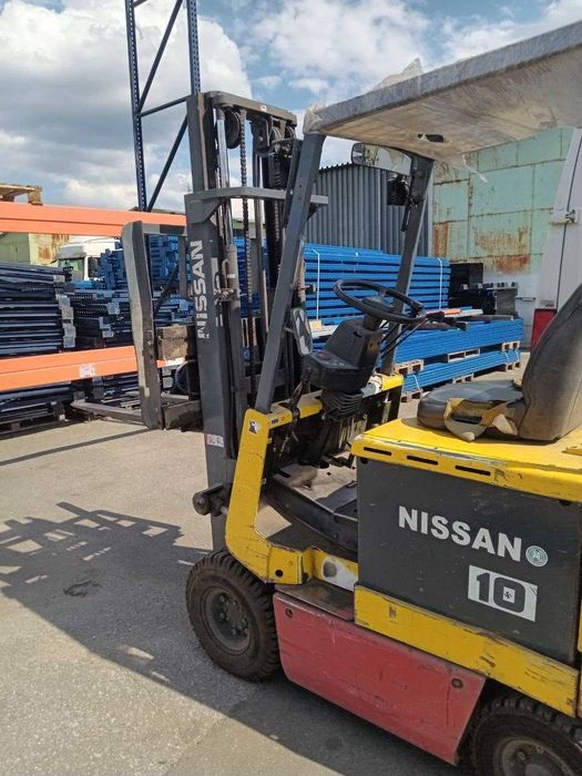 Навантажувач Nissan електричний, 3м підйом погрузчик кара 1т.