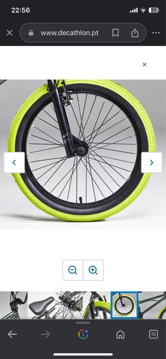 Bicicleta BMX de 10 a 14 anos usada