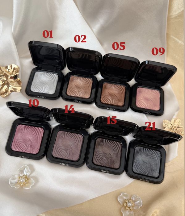 Тіні для повік Kiko Milano Water Eyeshadow 01 05 09 10 14 15 21