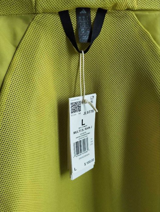 Adidas Terrex L Оригинал Новый Дождевик Кофта Худи Ветровка