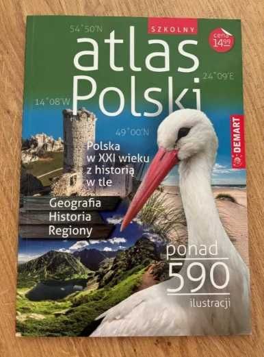 Atlas Polski Europy Świata dla dzieci kolekcja