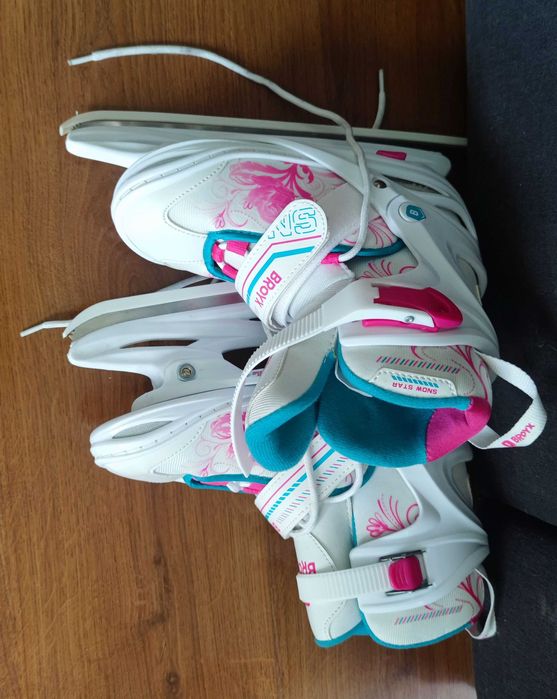 łyżwy dziecięce rozsuwane 34-37