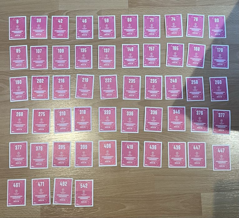 Naklejki 28szt Champions League