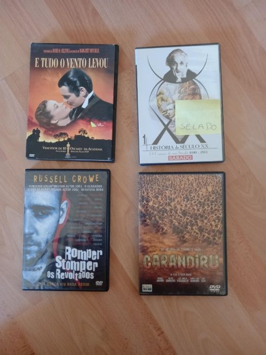 Quatro DVDs Vários