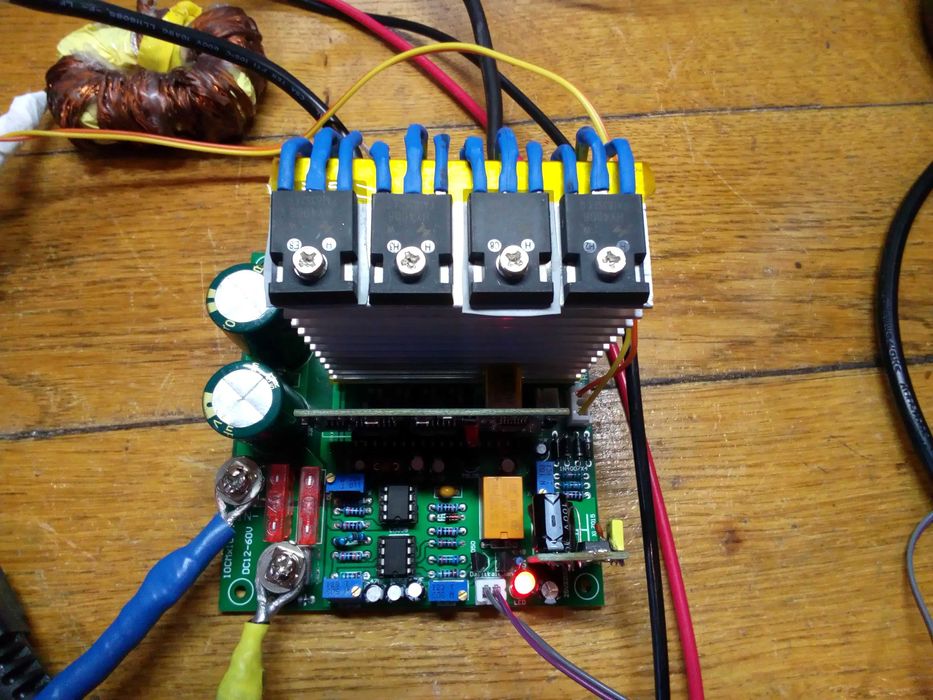 Плата інвертора чистий синус на  48V, (24V)  1800 Ватт