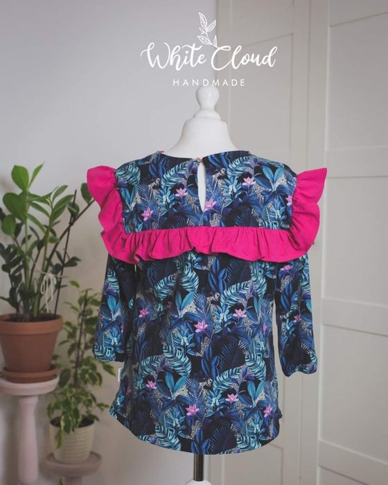 Bluzka do karmienia piersią handmade oversize