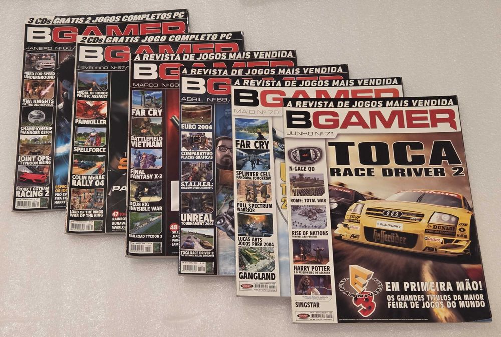 Lote BGamer 2004 completo nº 66 a 77