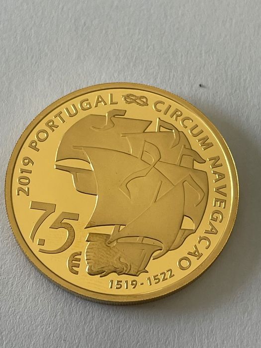 Moedas Proof Ouro 7 1/2 euros