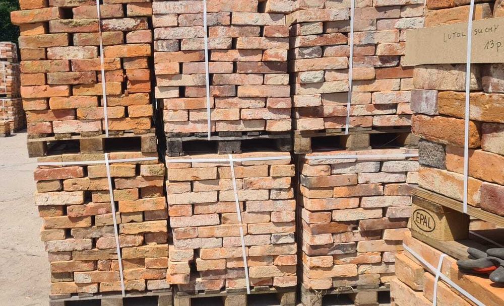 Cegła gotycka klasztorna 28-30 x 14 x 7 cm