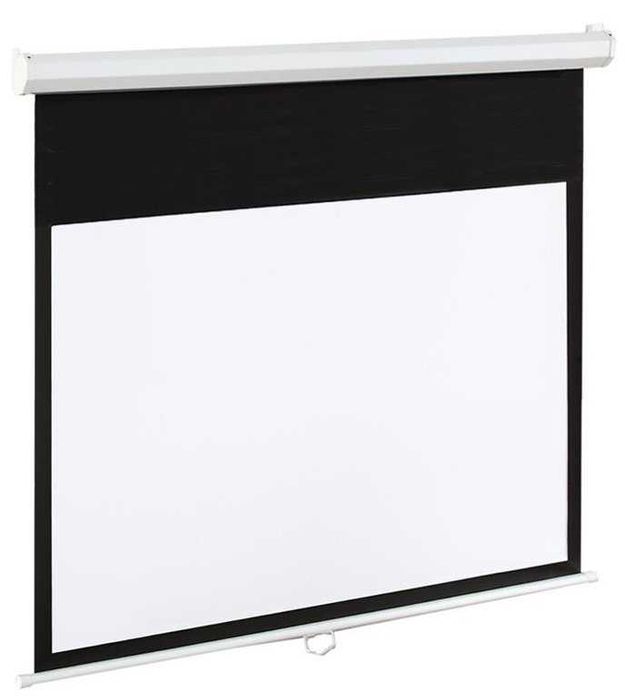 Ekran projekcyjny ART Matt White EM-100 o wymiarach 221 × 125 cm