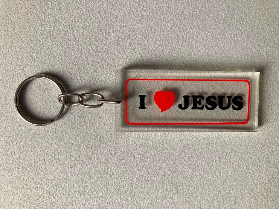 Porta-Chaves I Love Jesus