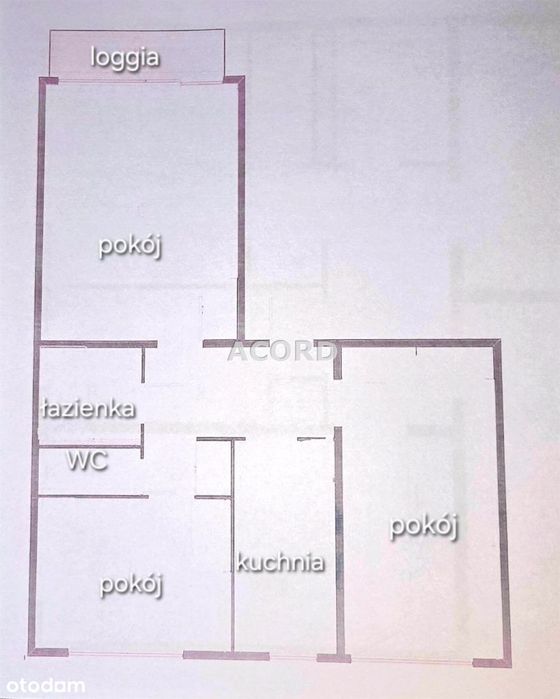 Bielany 54,8 m2 loggia 2 piętro winda