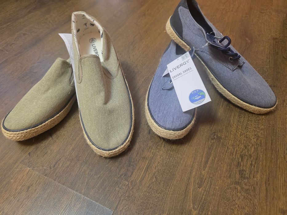 Кеди  , мокасини чоловічі  ,текст иль, нові  , 42  43  Livergy