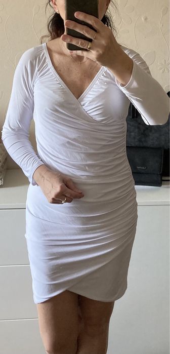 Biała sukienka Missguided rozm. 34/36