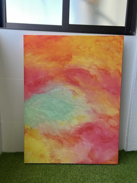 Quadro acrílico sobre tela.